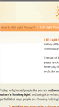 Mobile Screenshot of mylighttherapy.com